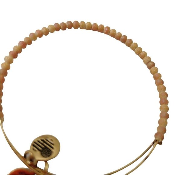 2 Alex and Ani Ether Beaded Bracelets Violet Silver & Nectar Gold Rafaelian - Picture 2 of 9